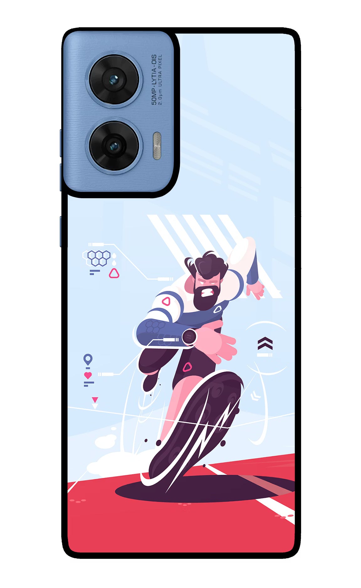 Run Pro Moto G96 5G Glass Case