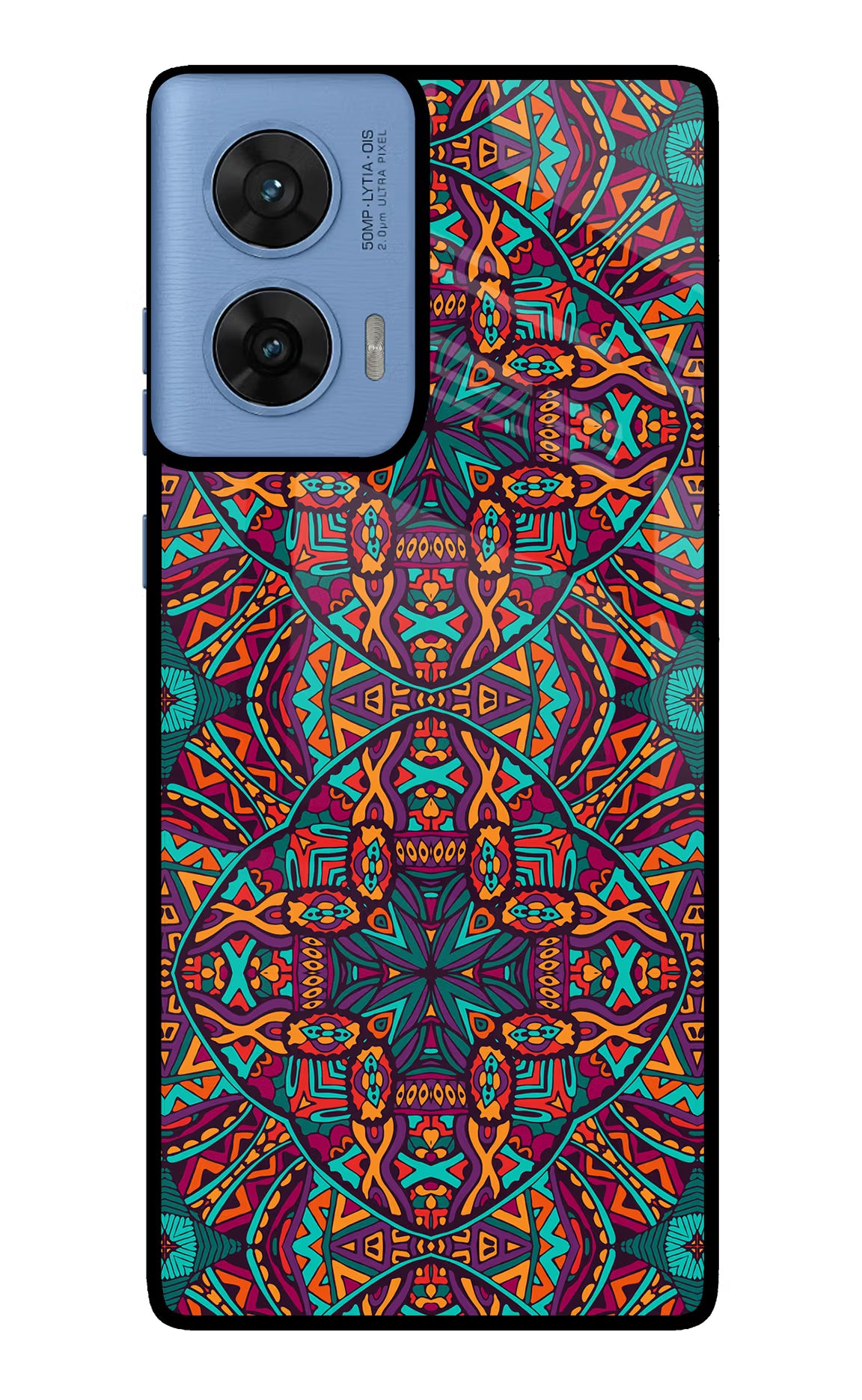 Colour Mandala Moto G96 5G Glass Case
