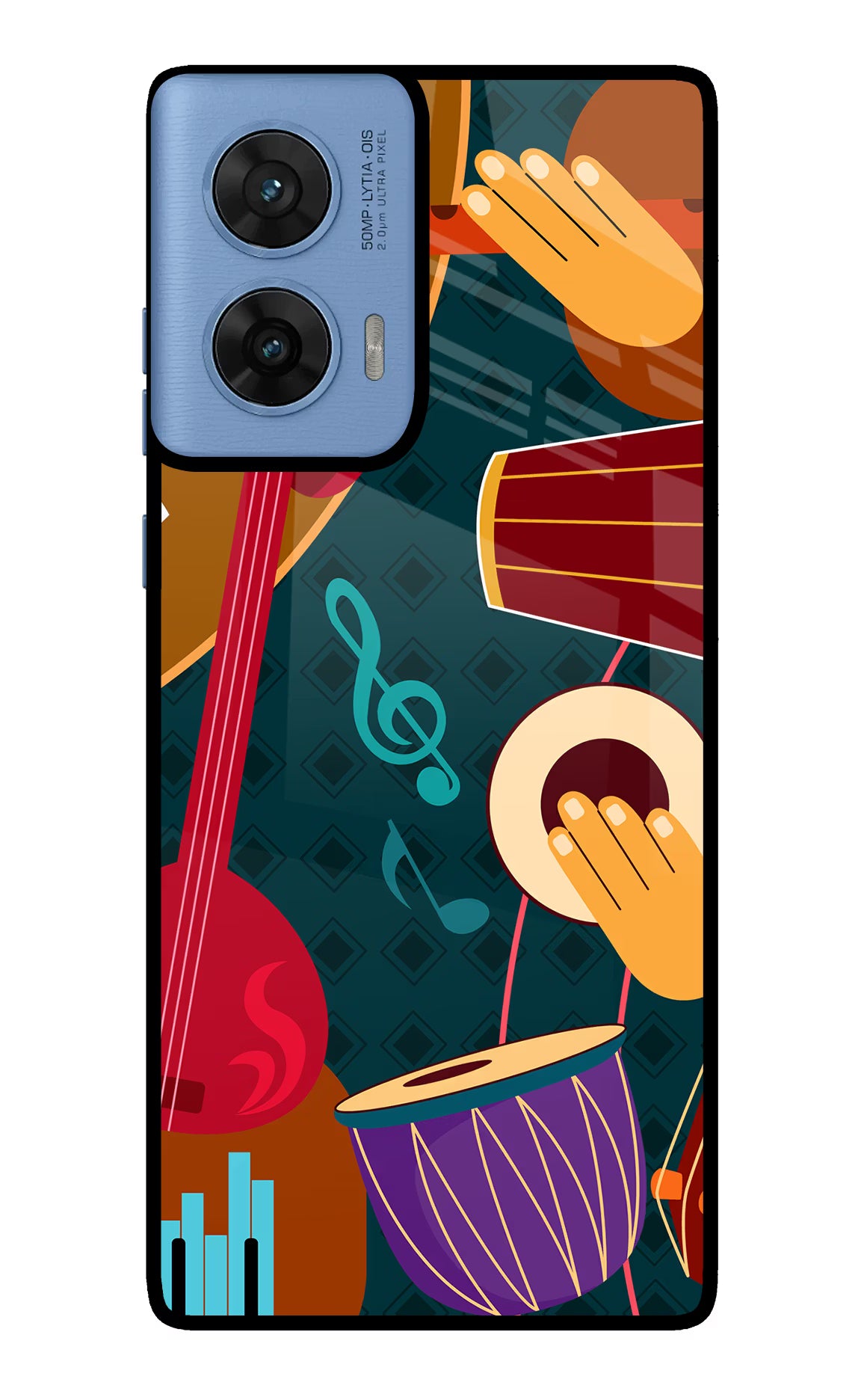 Music Instrument Moto G96 5G Glass Case