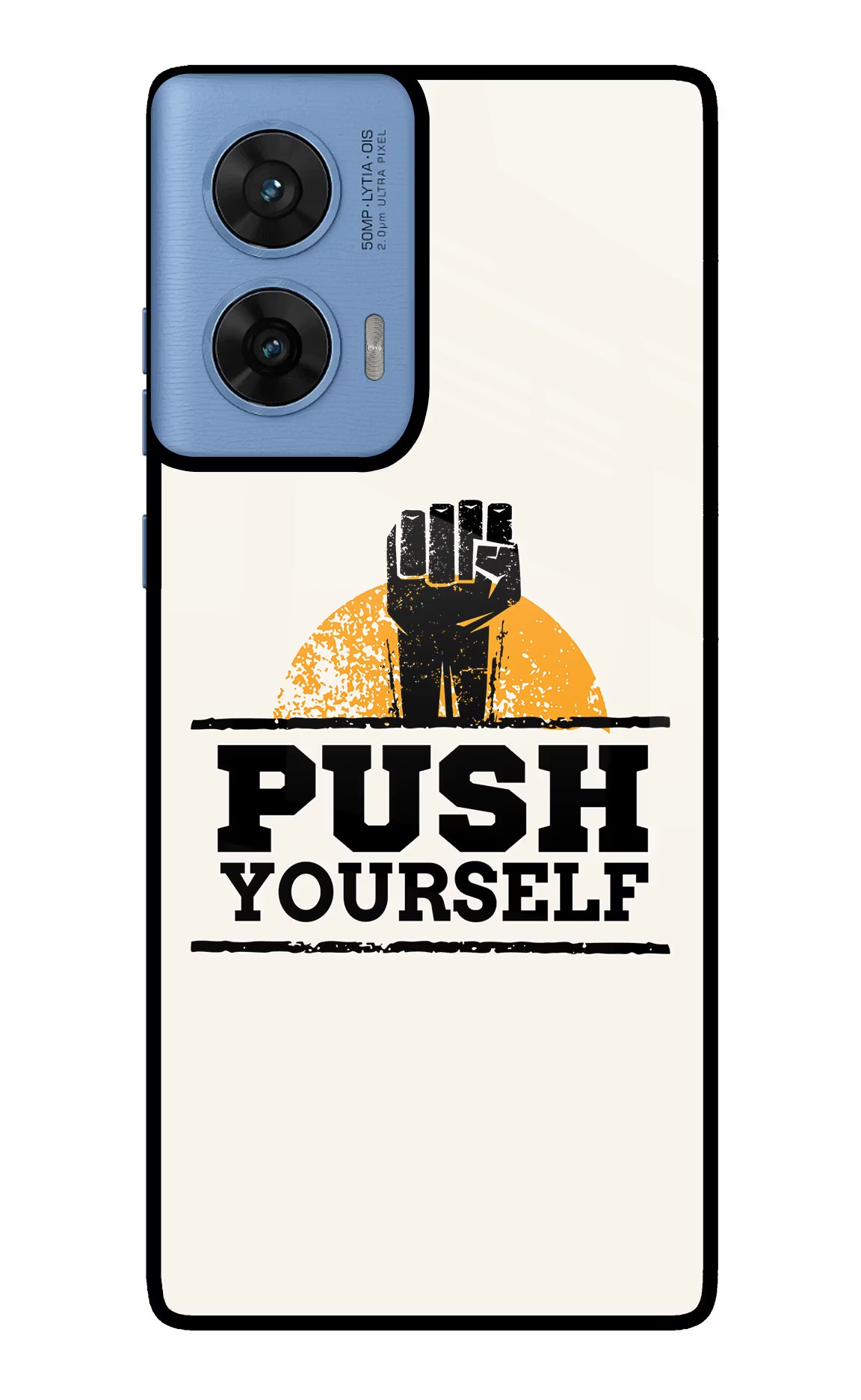 Push Yourself Moto G96 5G Glass Case
