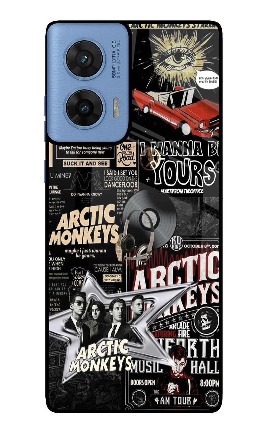 Arctic Monkeys Moto G96 5G Back Cover, Glass case