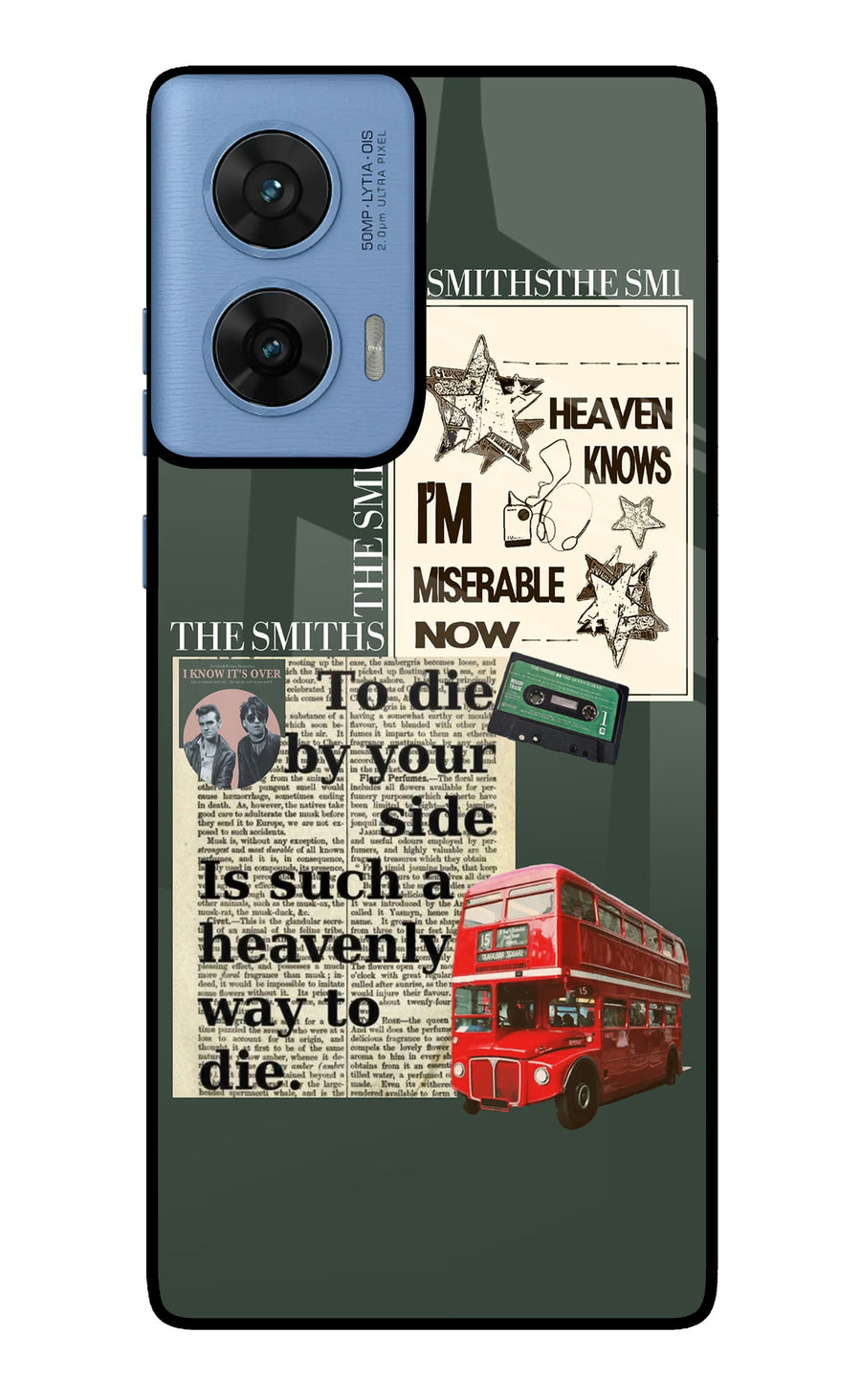 The Smiths Moto G96 5G Back Cover, Glass case