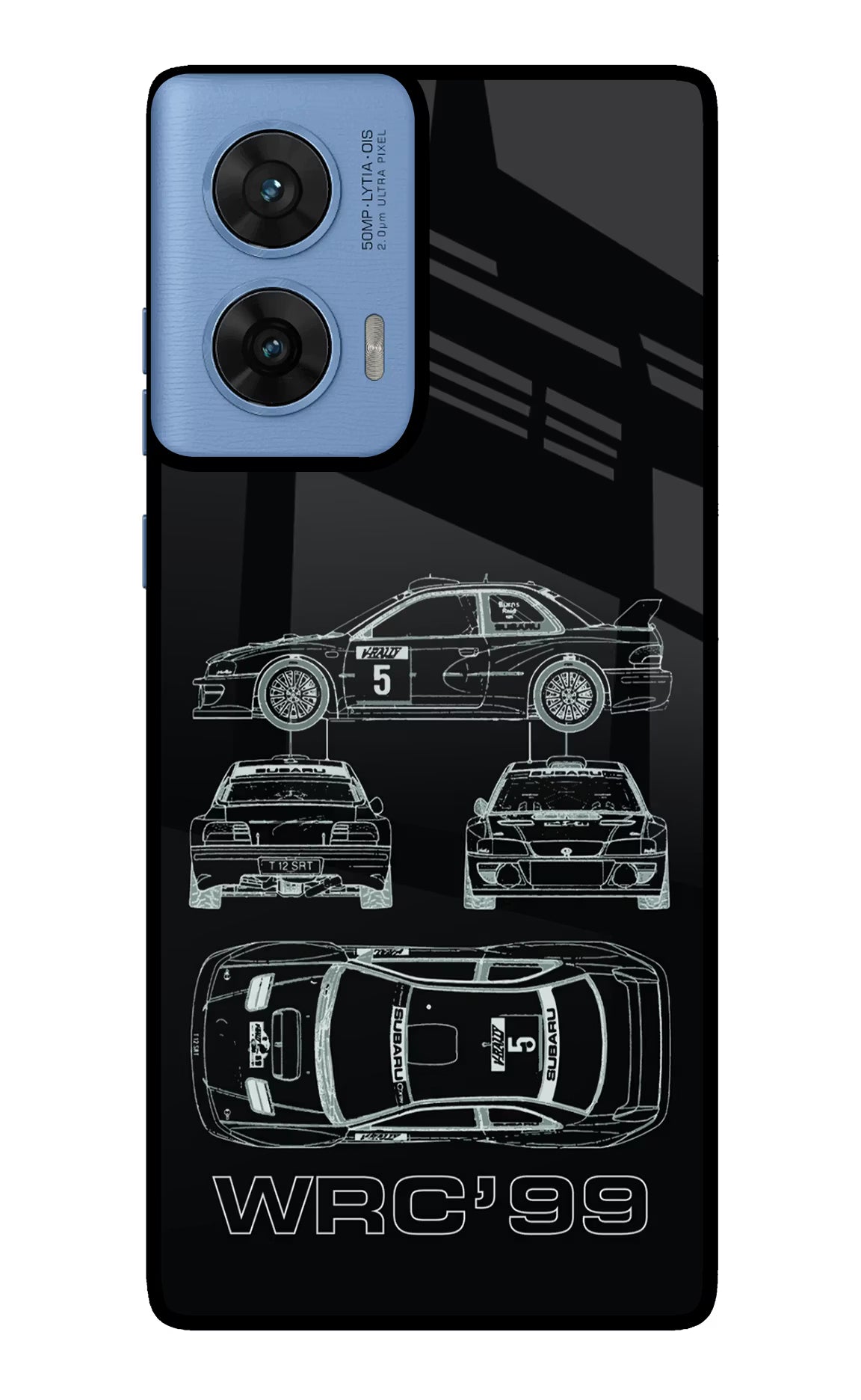 WRC'99 Moto G96 5G Glass Case Back Cover by Casekaro
