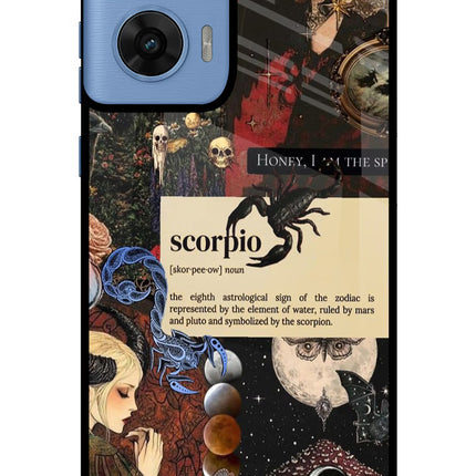 Scorpio Zodiac Moto G96 5G Glass Case