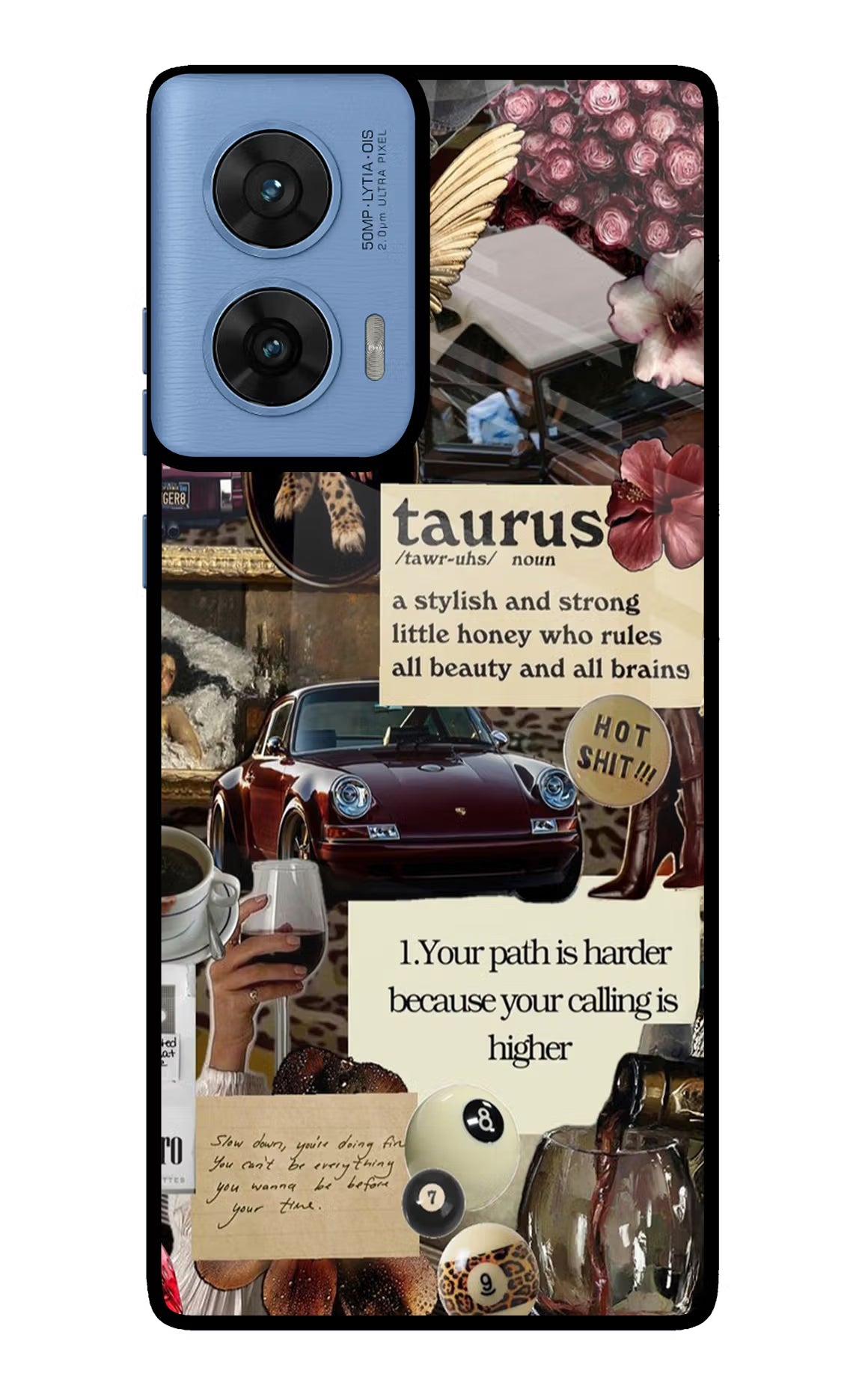 Taurus Zodiac Moto G96 5G Glass Case Back Cover by Casekaro