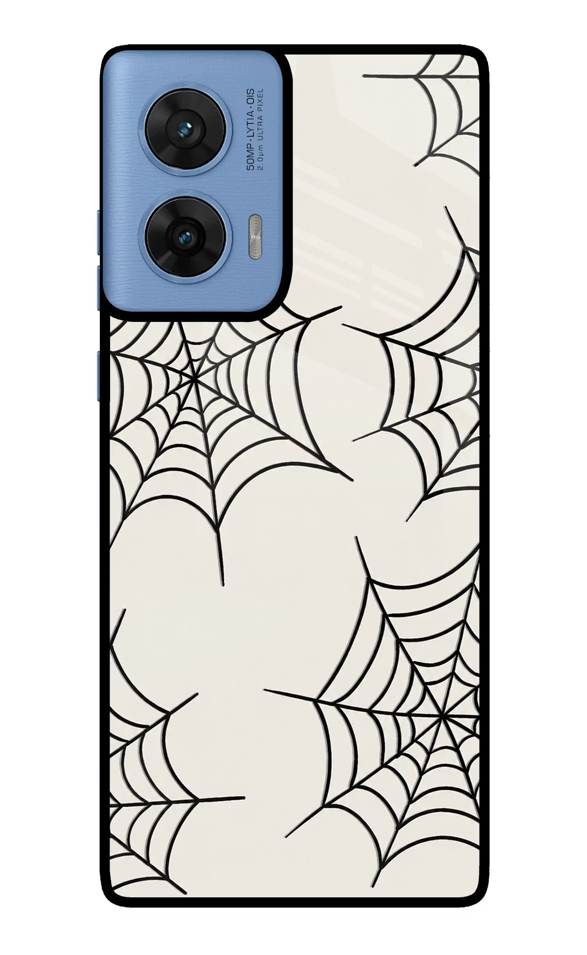 Spider Web Moto G96 5G Glass Case