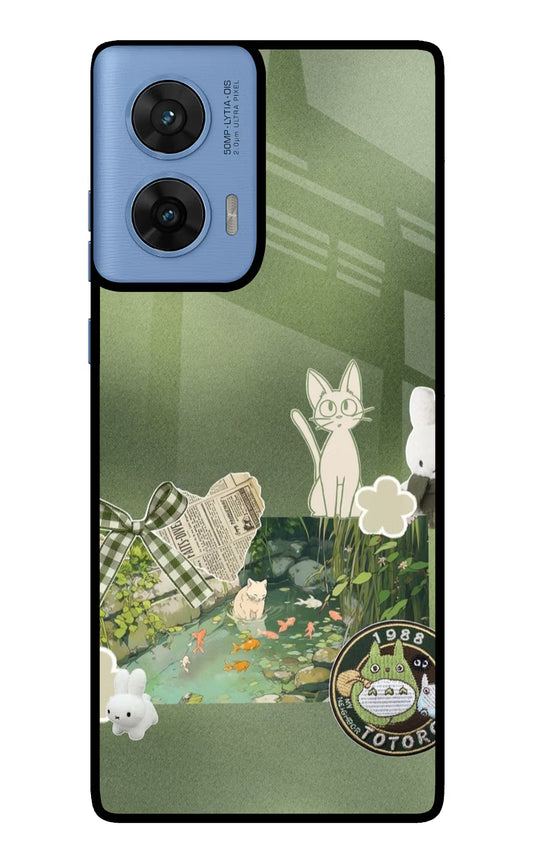 Aesthetic anime Moto G96 5G Glass Case