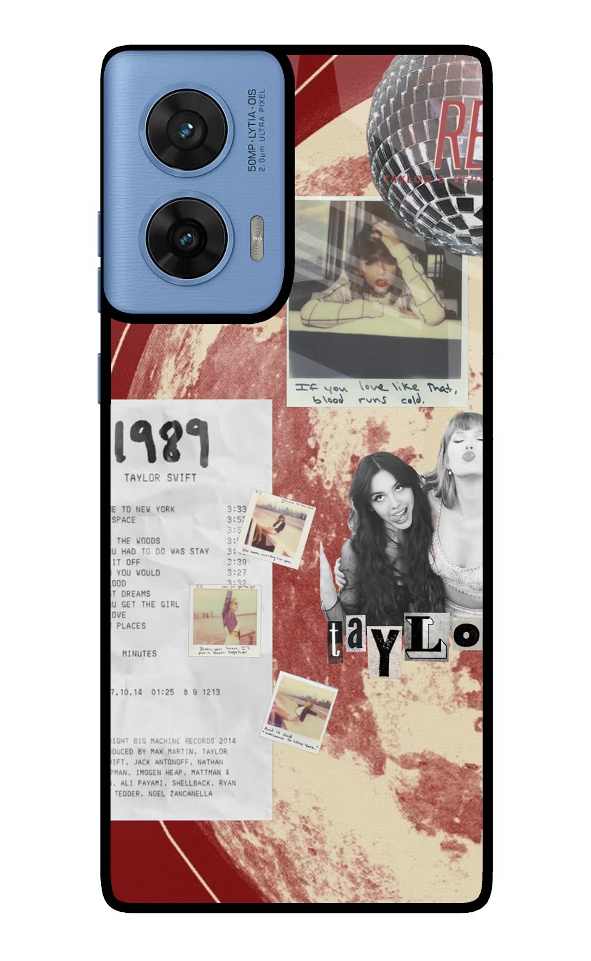 Taylor Swift Moto G96 5G Glass Case