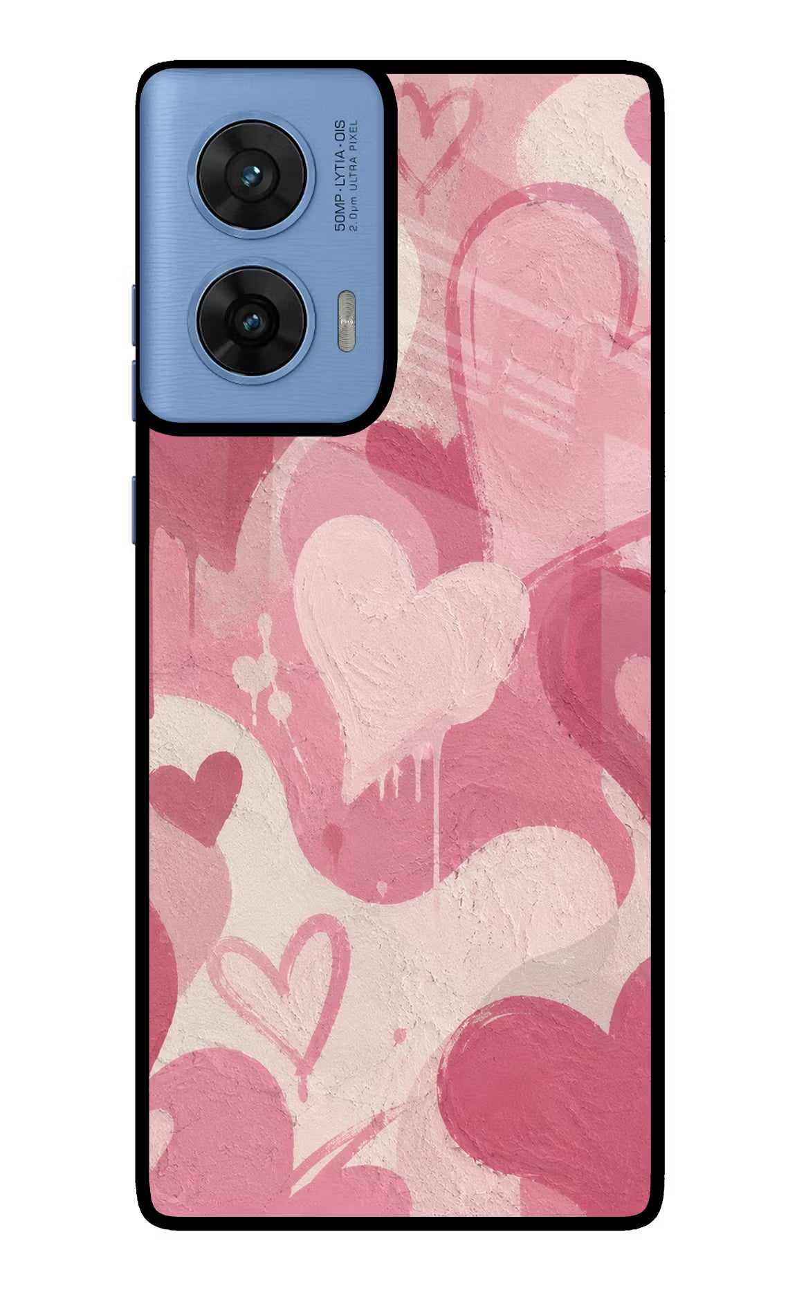 Hearty case Moto G96 5G Glass Case