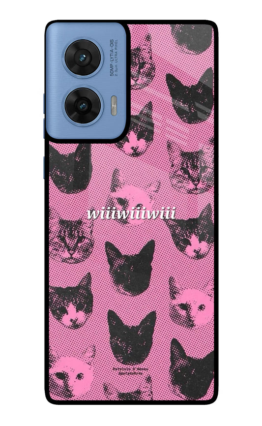 Pink Cats Moto G96 5G Glass Case