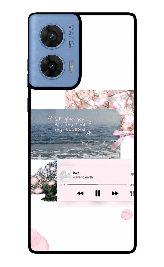 Wave to earth Moto G96 5G Glass Case
