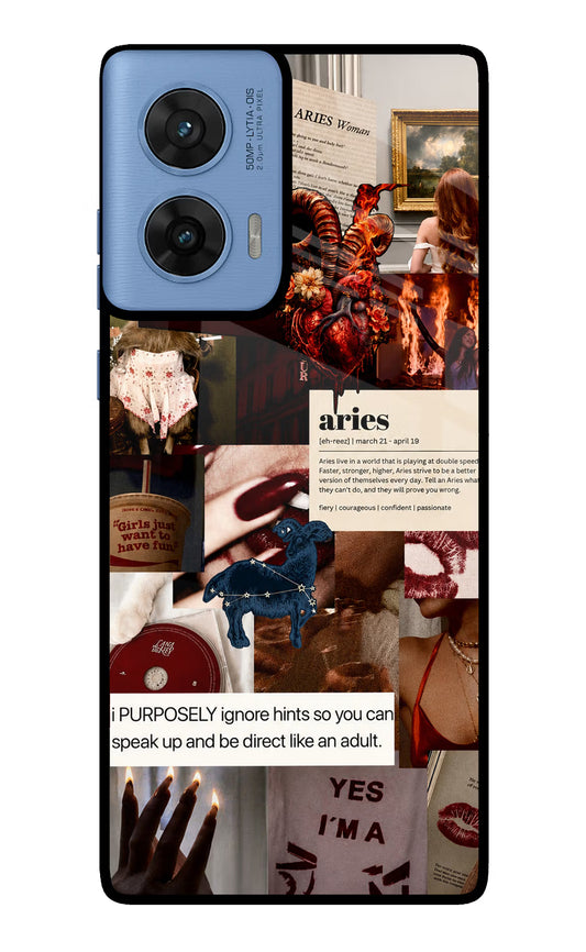Zodiac Aries Moto G96 5G Glass Case