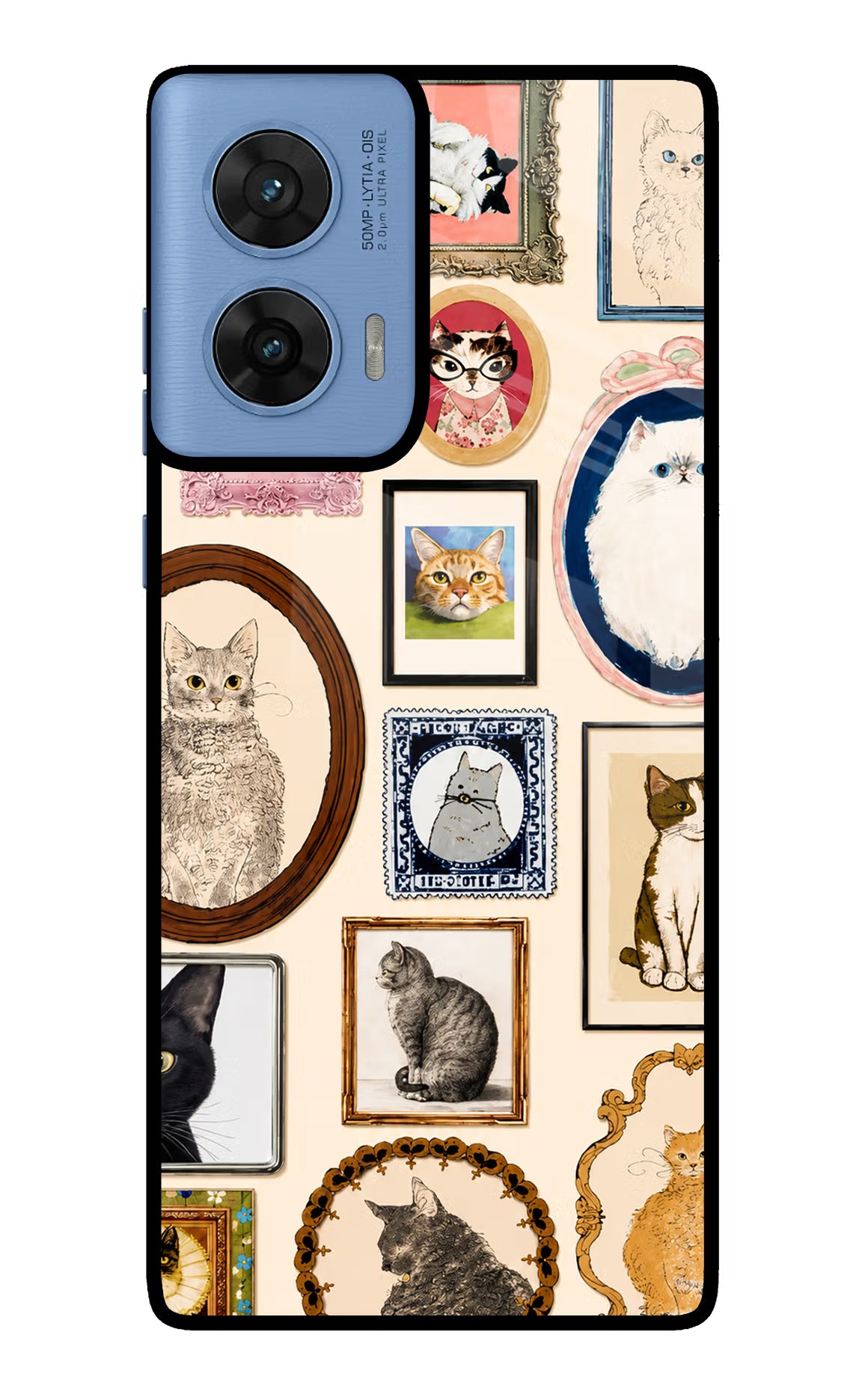 Mirror Cats Moto G96 5G Glass Case