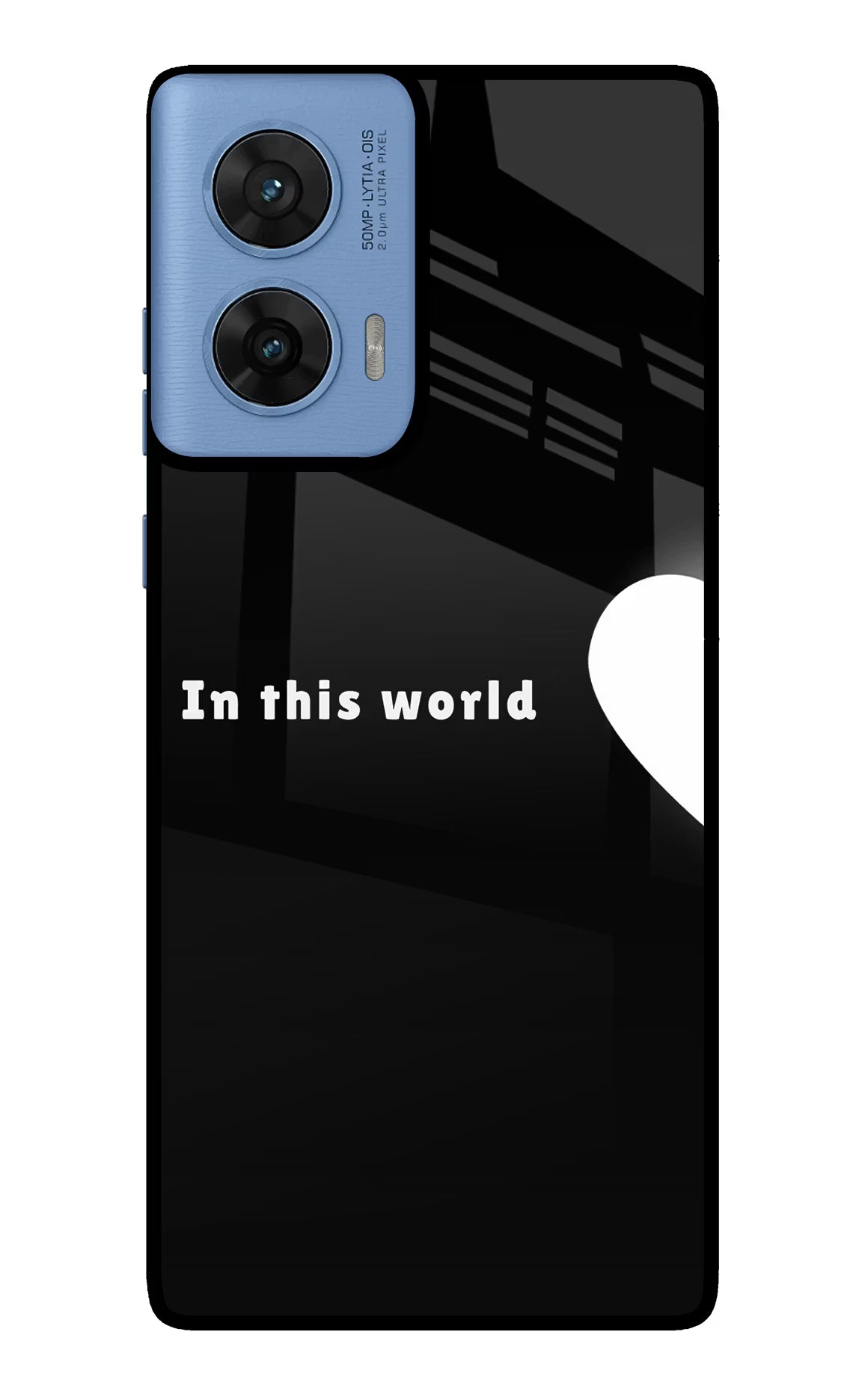 This World Moto G96 5G Glass Case Back Cover by Casekaro