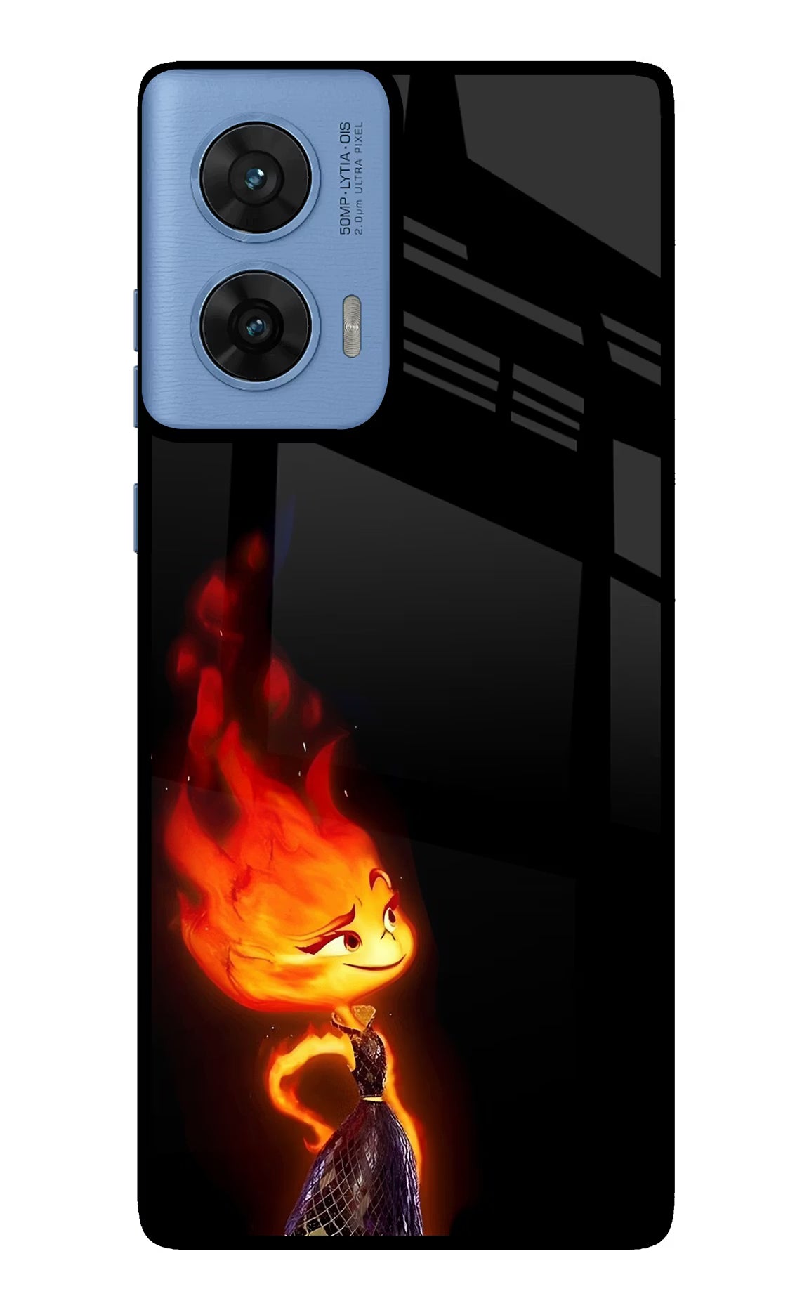 Ember Flame Moto G96 5G Glass Case
