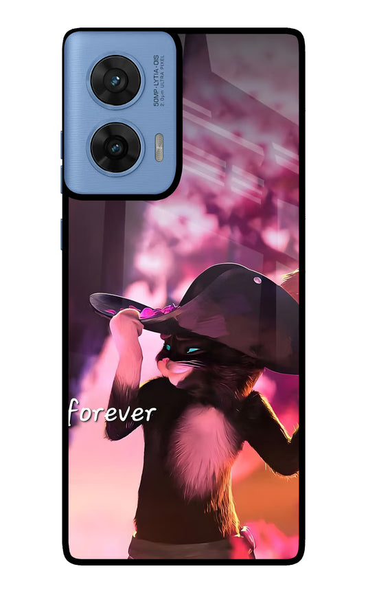 Forever Cat Moto G96 5G Glass Case