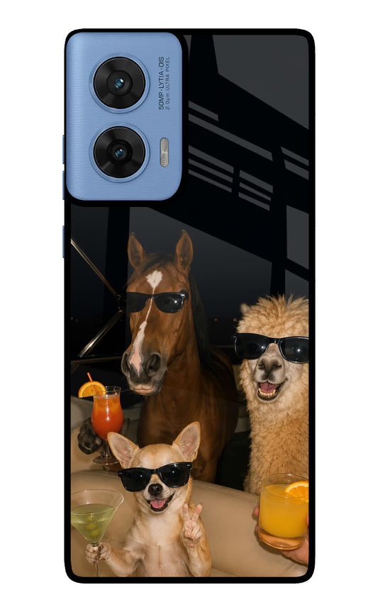 Party Squad Moto G96 5G Glass Case