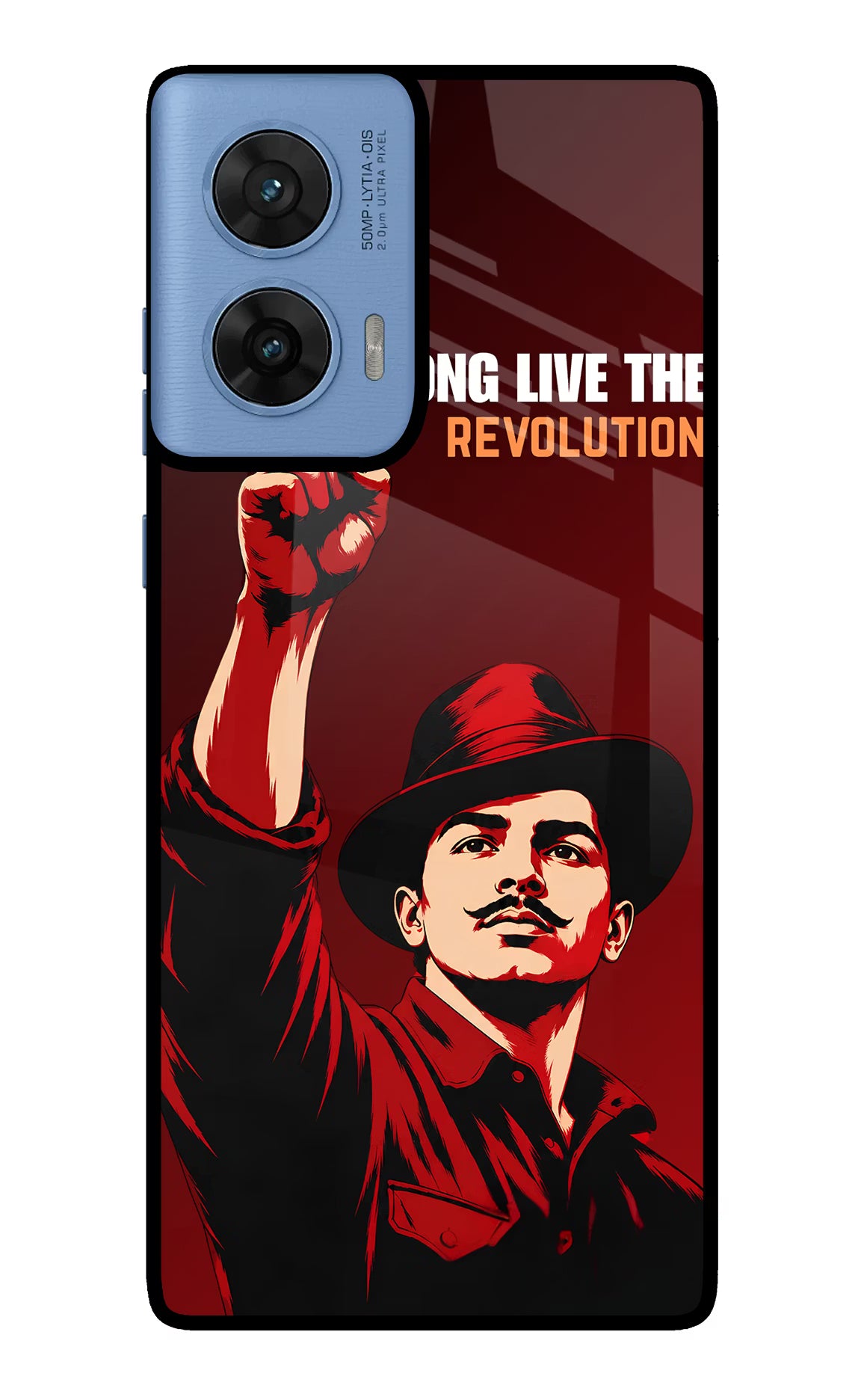 Bhagat Singh Revolution Moto G96 5G Glass Case