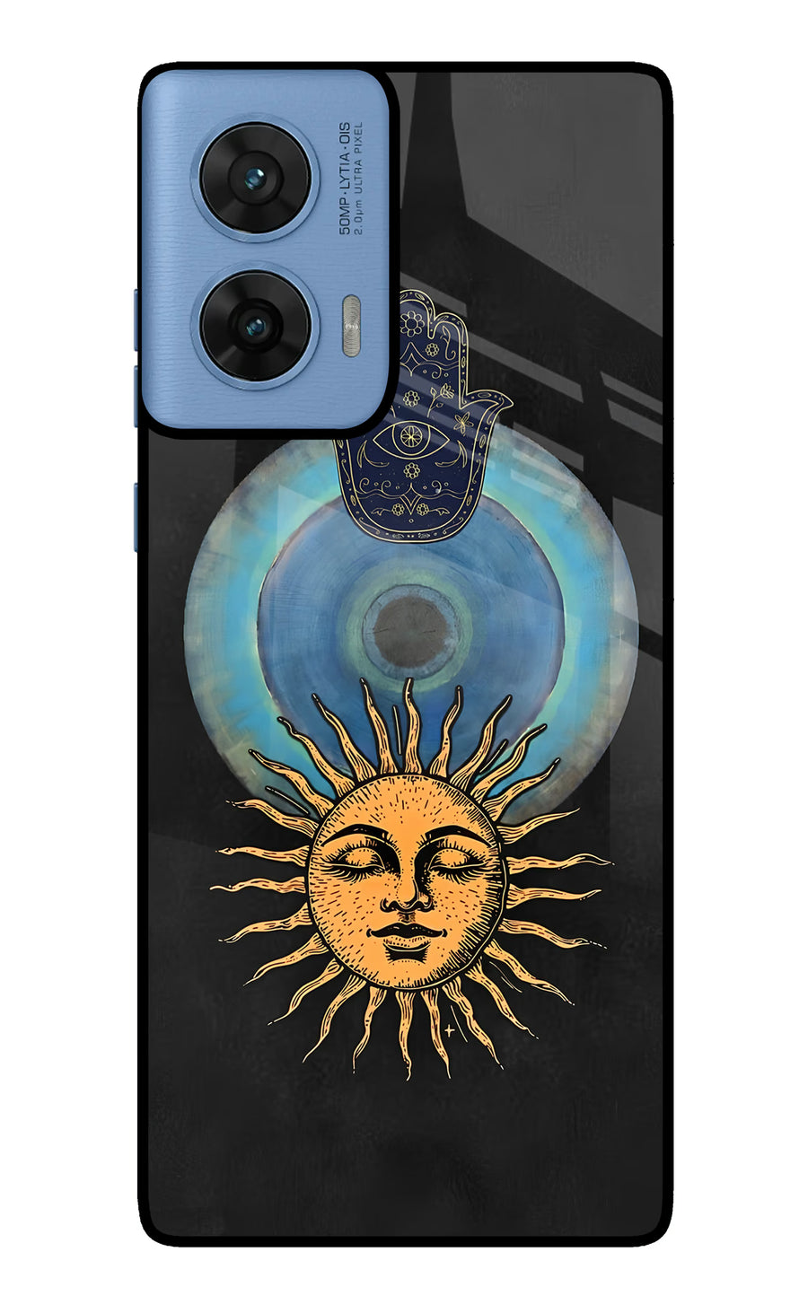 Divine Sun Moto G96 5G Back Cover, Glass case