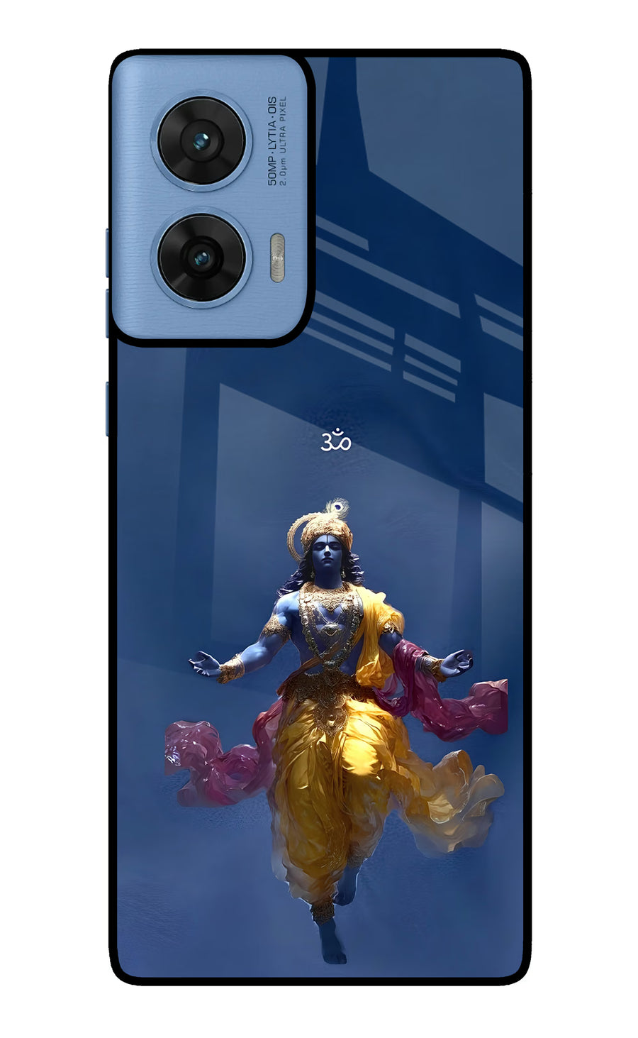 Cosmic Krishna Moto G96 5G Back Cover, Glass case