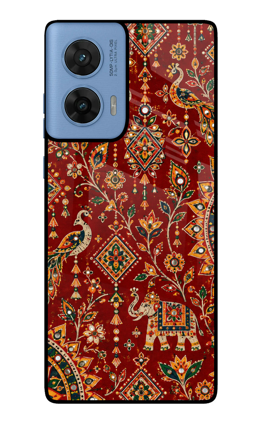 Laal Riwaaz Moto G96 5G Back Cover, Glass case