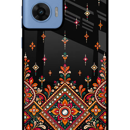 Noir Mehfil Moto G96 5G Glass Case