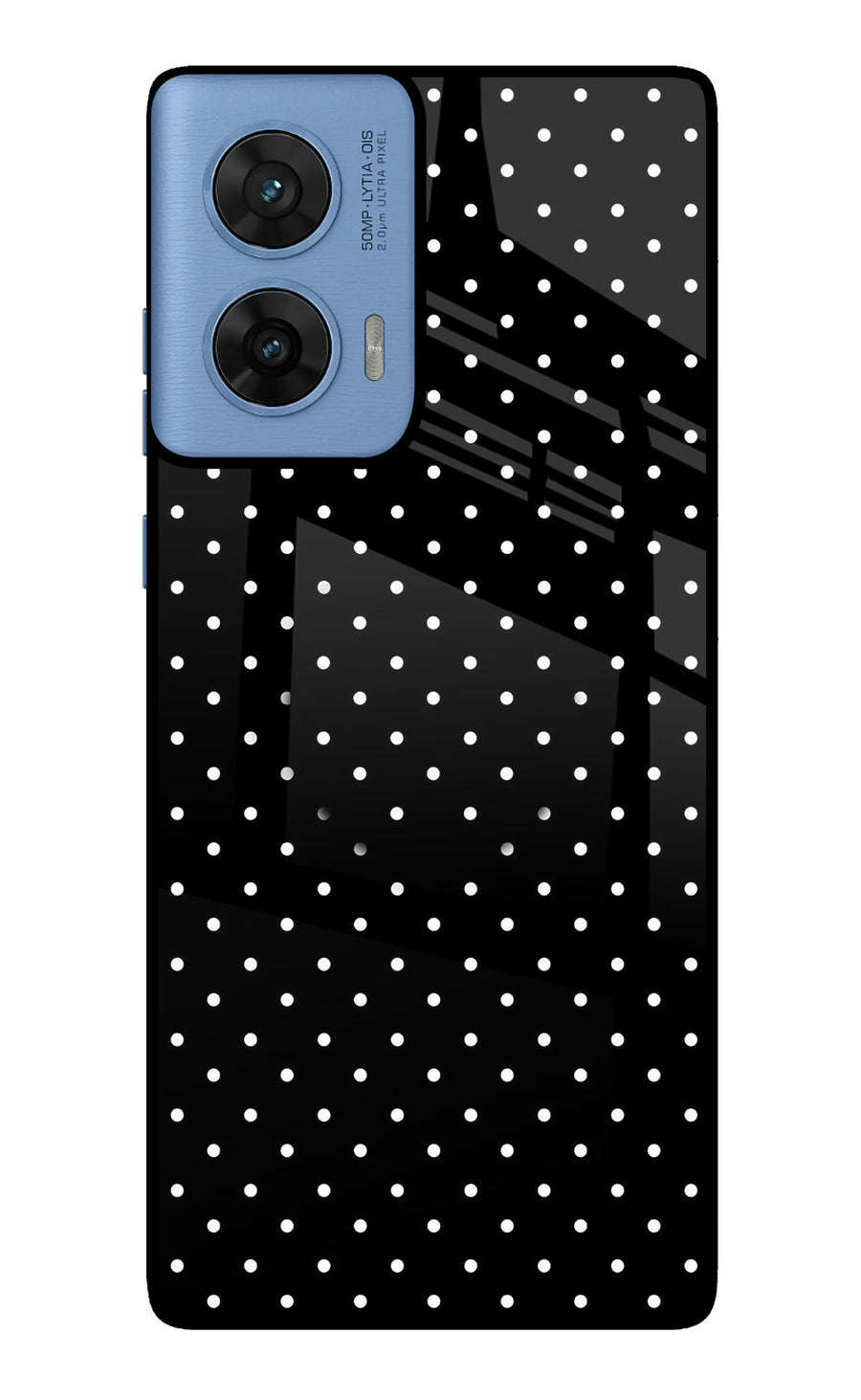 White Dots Moto G96 5G Pop Case, Glass case