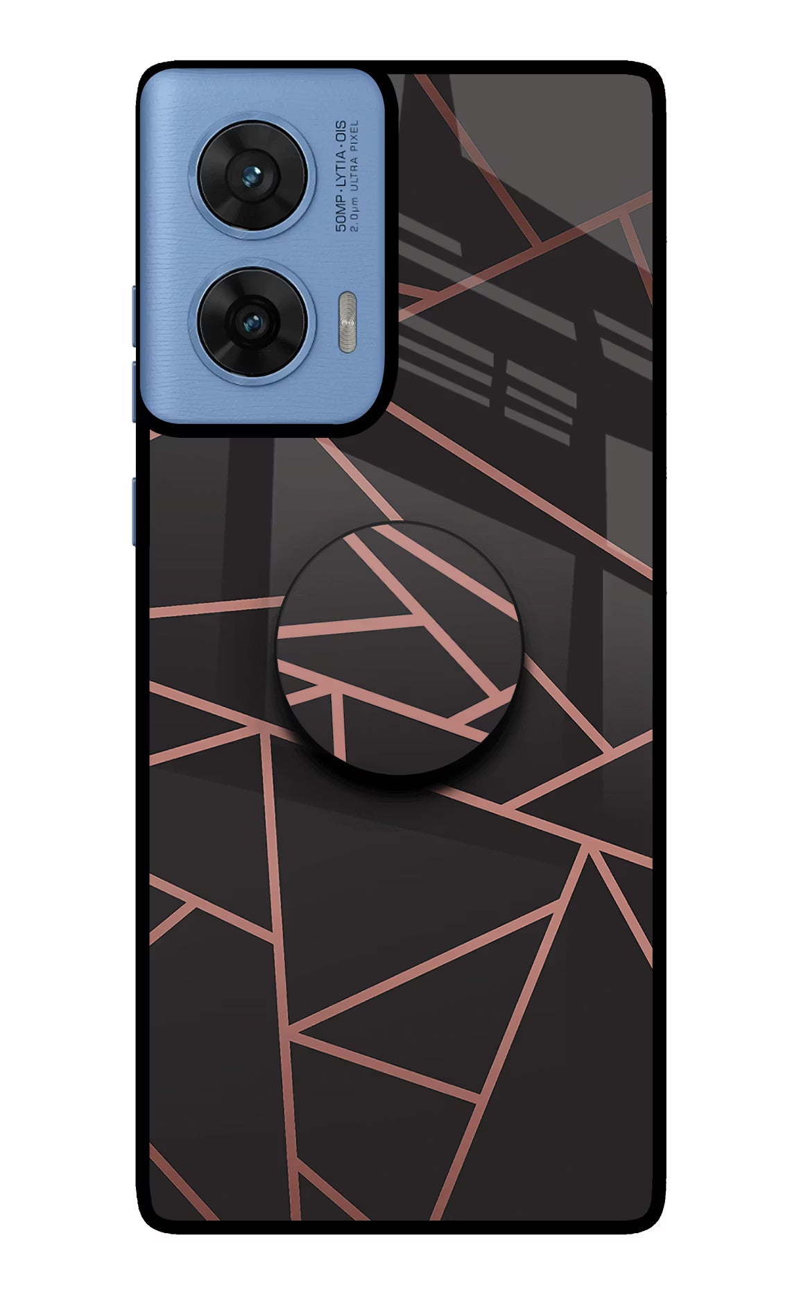 Geometric Pattern Moto G96 5G Pop Case by Casekaro