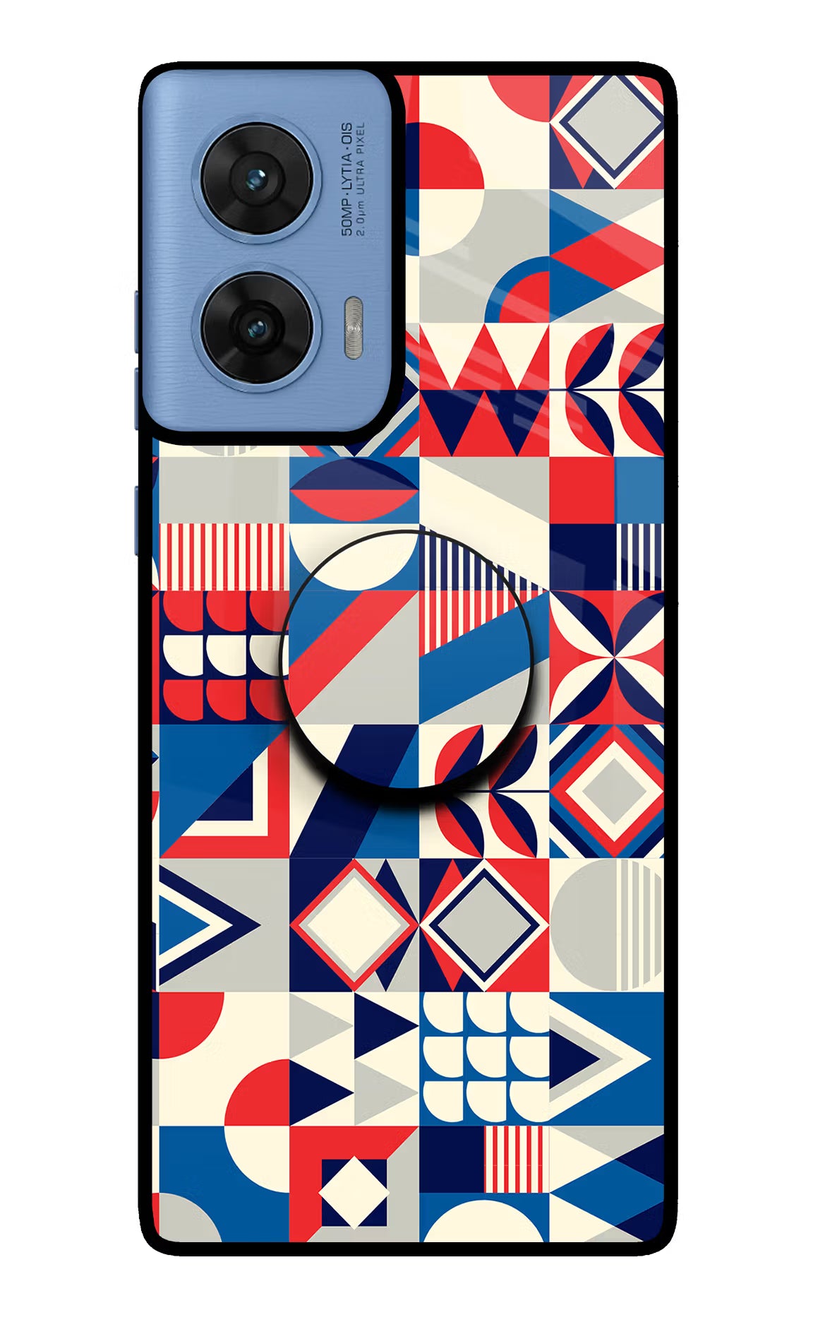 Colorful Pattern Moto G96 5G Pop Case by Casekaro