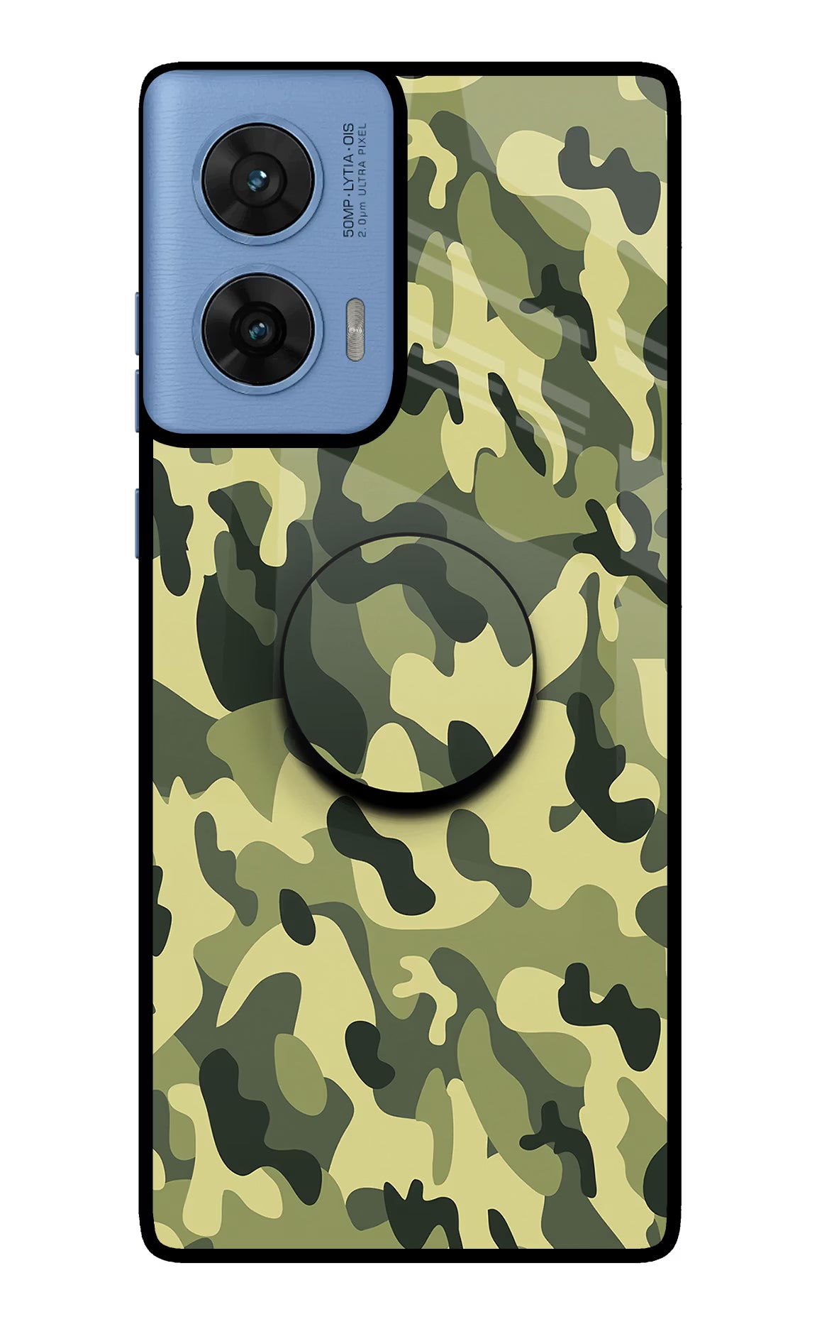 Camouflage Moto G96 5G Pop Case by Casekaro