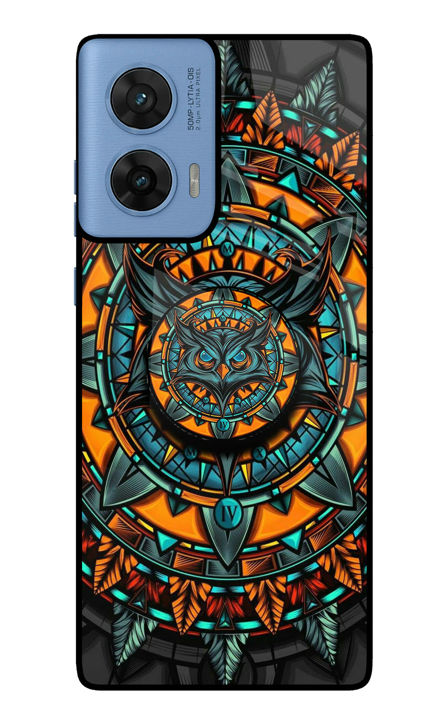 Angry Owl Moto G96 5G Pop Case, Glass case