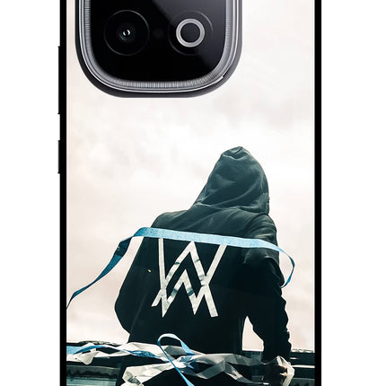 Alan Walker iQOO Neo 10 Glass Case Back Cover by Casekaro