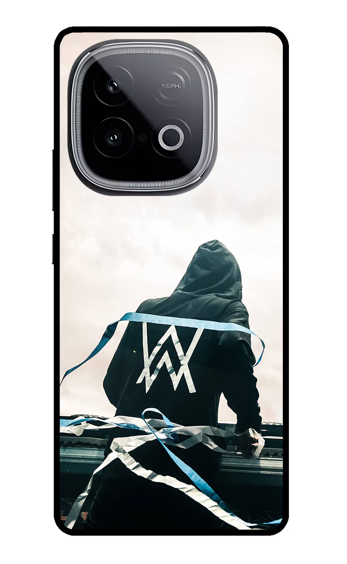 Alan Walker iQOO Neo 10 Glass Case Back Cover by Casekaro