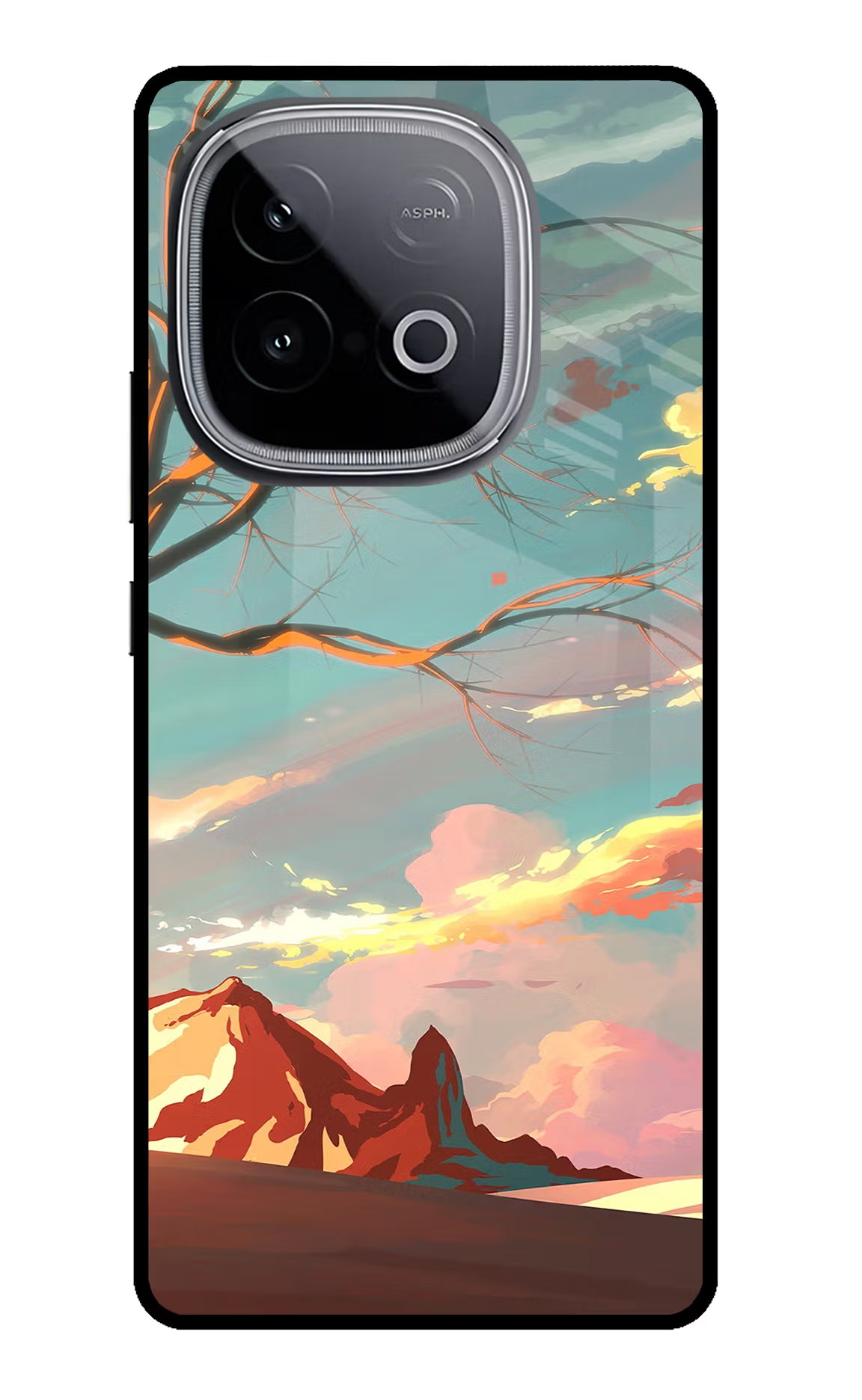 Scenery iQOO Neo 10 Glass Case Back Cover by Casekaro