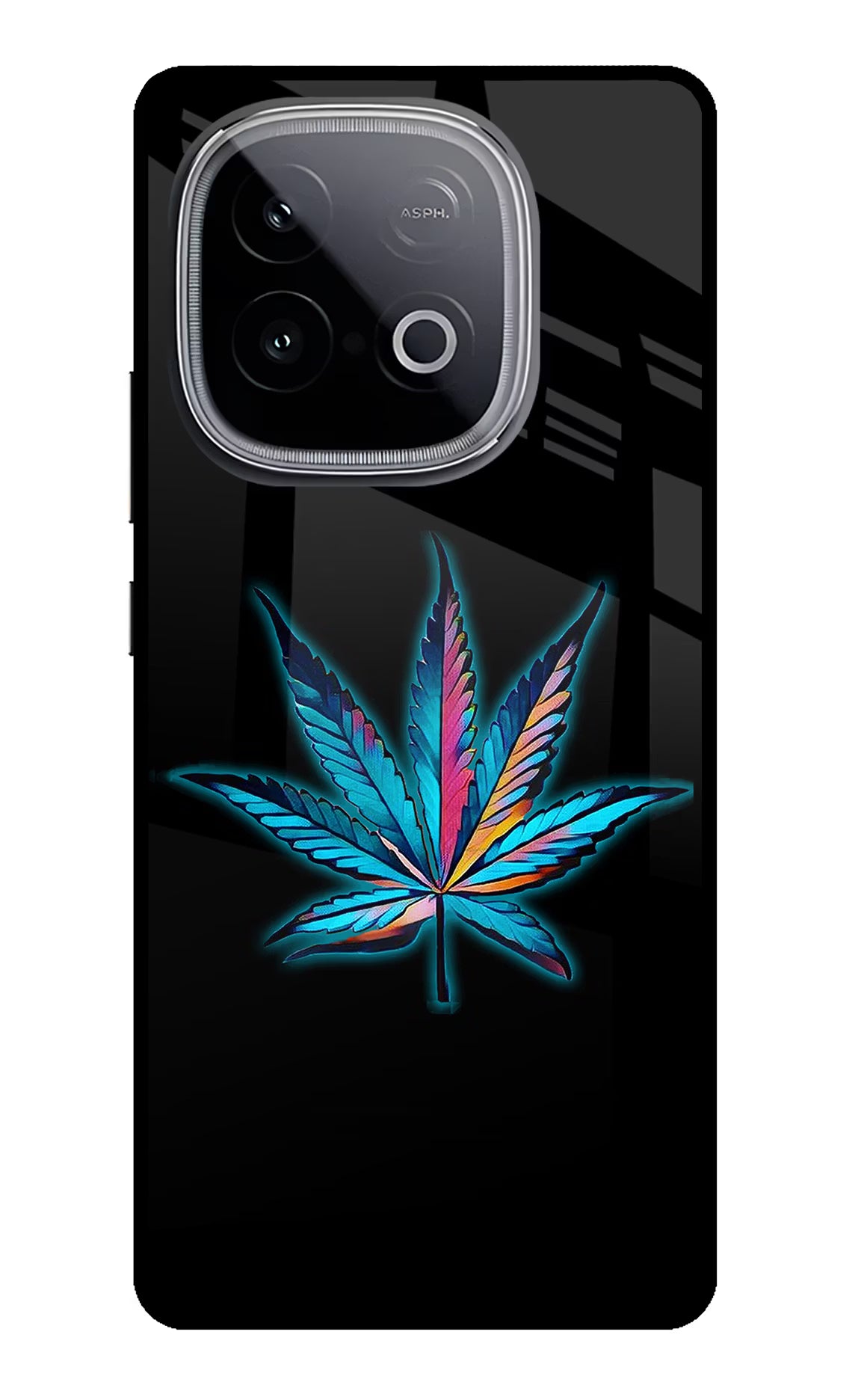 Weed iQOO Neo 10 Glass Case Back Cover by Casekaro