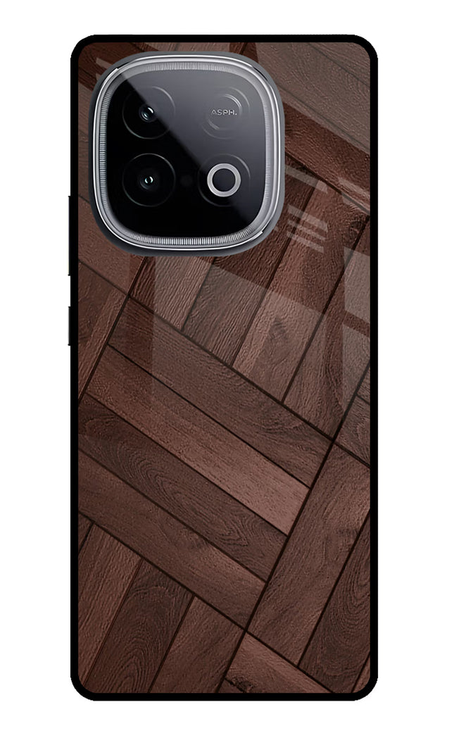Wooden Texture Design iQOO Neo 10 Glass Case Back Cover by Casekaro