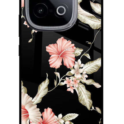 Flowers iQOO Neo 10 Glass Case Back Cover by Casekaro