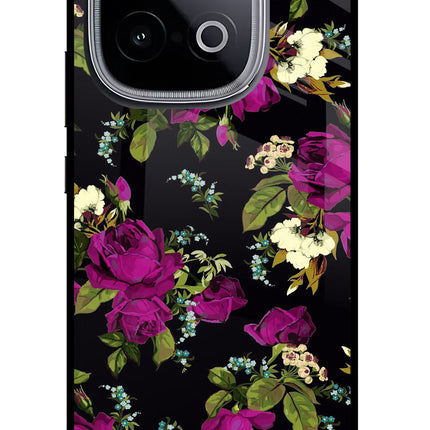Flowers iQOO Neo 10 Glass Case Back Cover by Casekaro