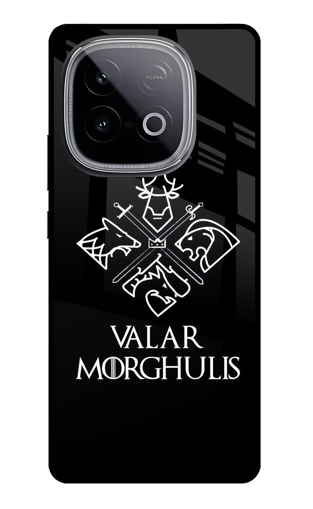 Valar Morghulis | Game Of Thrones iQOO Neo 10 Glass Case Back Cover by Casekaro