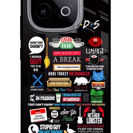 FRIENDS iQOO Neo 10 Glass Case Back Cover by Casekaro