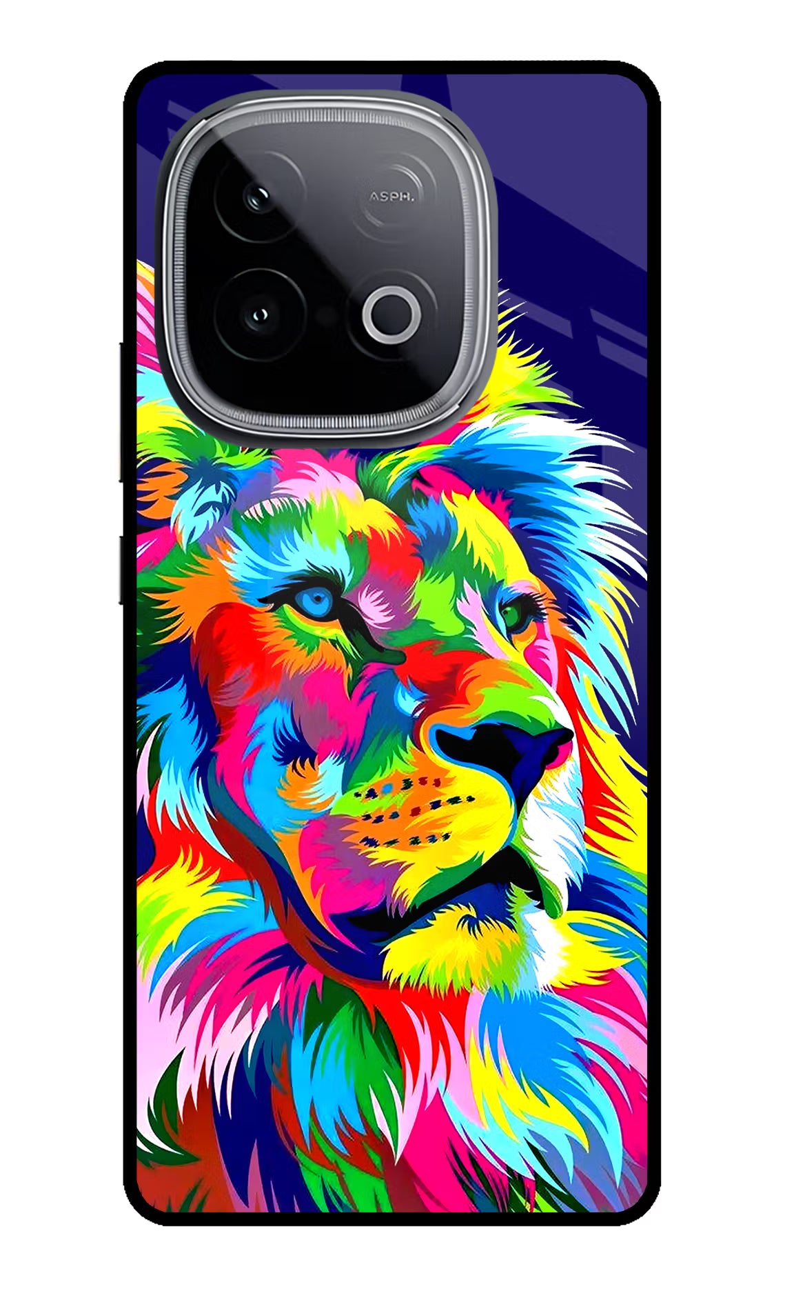 Vector Art Lion iQOO Neo 10 Glass Case