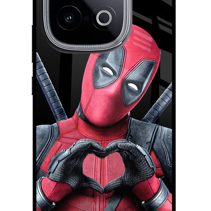 Deadpool iQOO Neo 10 Glass Case Back Cover by Casekaro