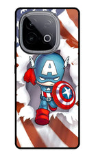 Captain America iQOO Neo 10 Glass Case