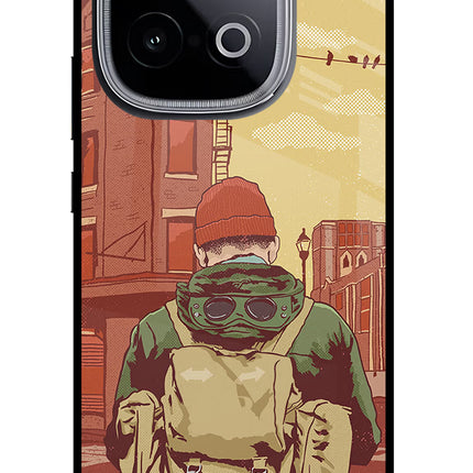 Adventurous iQOO Neo 10 Glass Case Back Cover by Casekaro