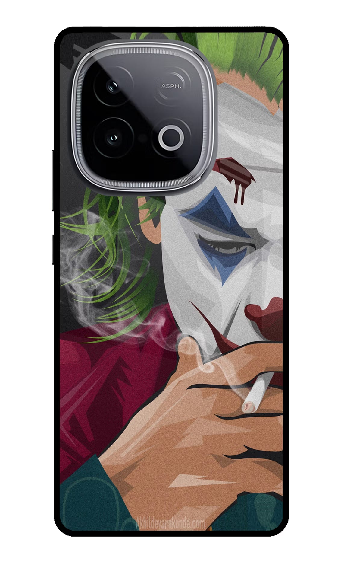 Joker Smoking iQOO Neo 10 Glass Case Back Cover by Casekaro