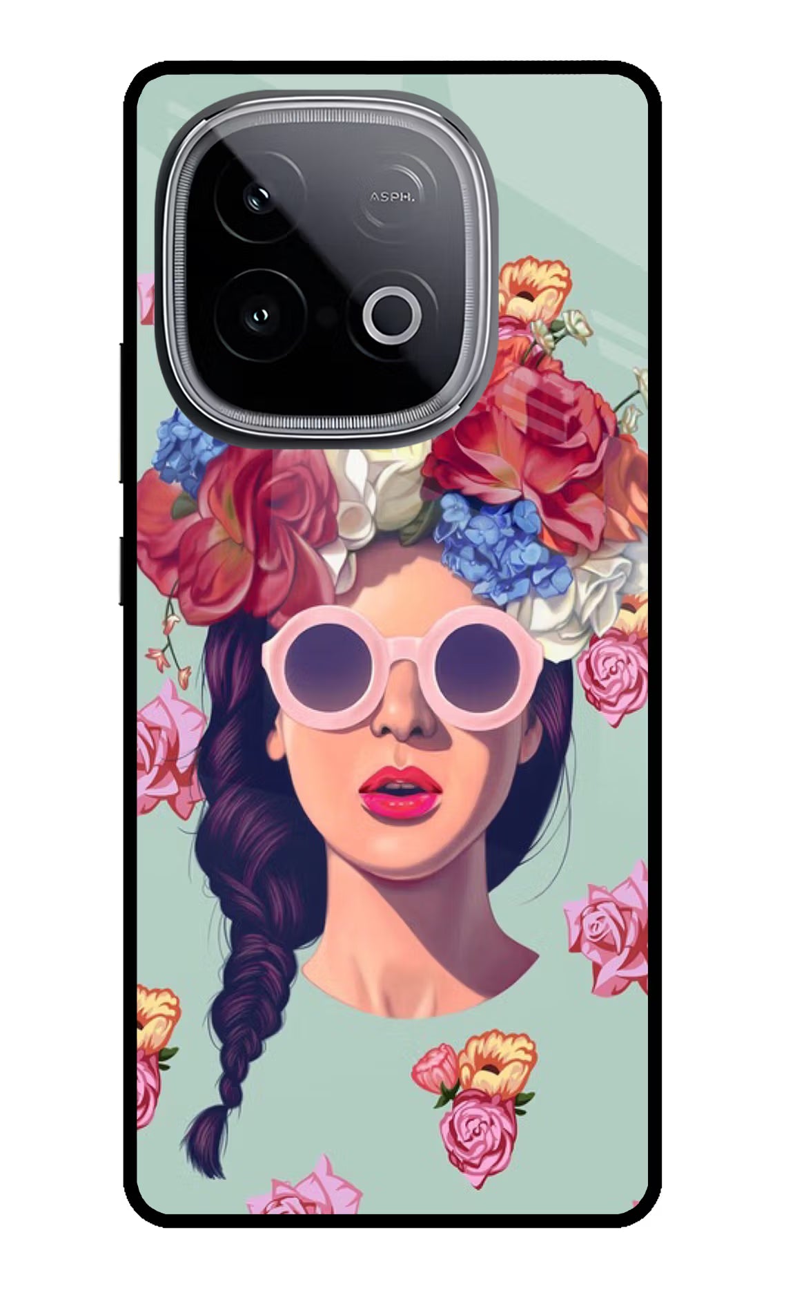 Pretty Girl iQOO Neo 10 Glass Case Back Cover by Casekaro