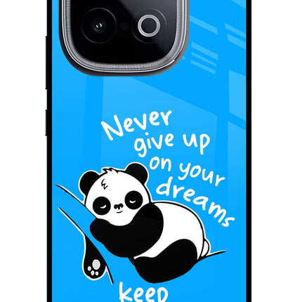 Keep Sleeping iQOO Neo 10 Glass Case Back Cover by Casekaro