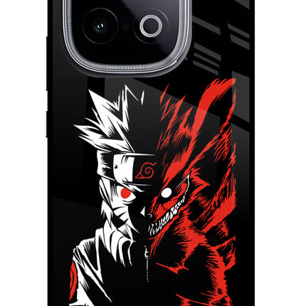 Naruto Two Face iQOO Neo 10 Glass Case Back Cover by Casekaro