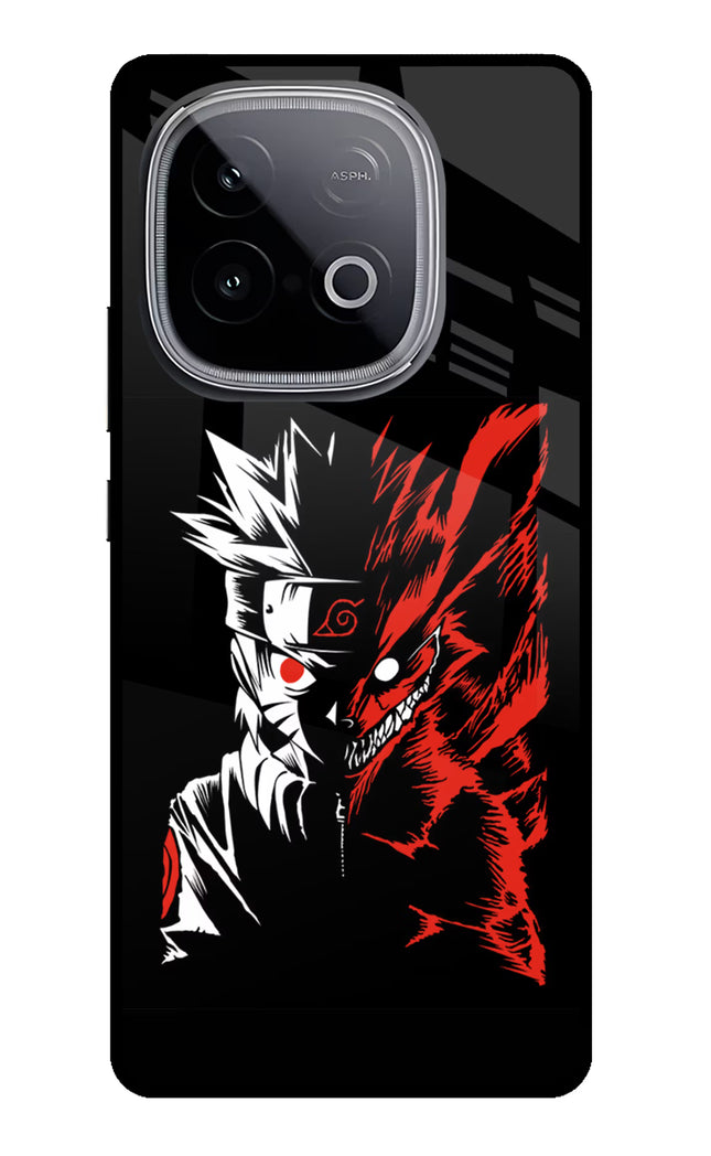 Naruto Two Face iQOO Neo 10 Glass Case Back Cover by Casekaro