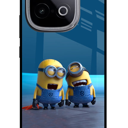 Minion Laughing iQOO Neo 10 Glass Case